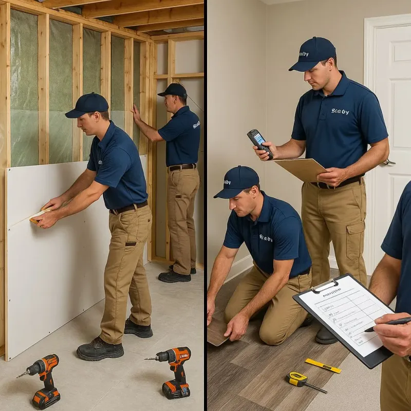 Repairs and Reconstruction process in Clinton, MI