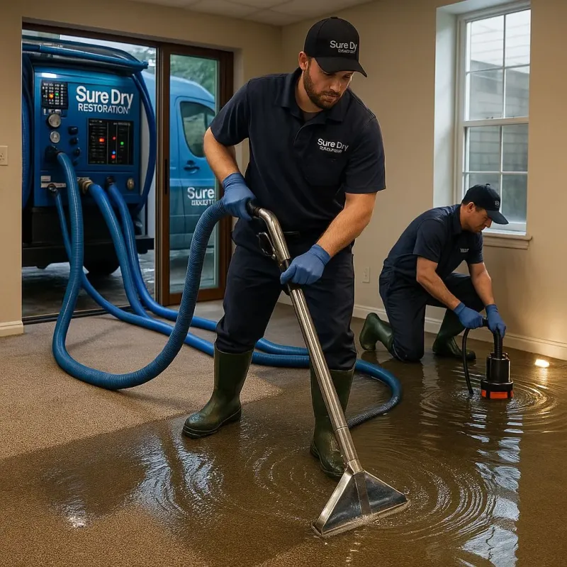 Water Extraction and Removal process in Clinton, MI